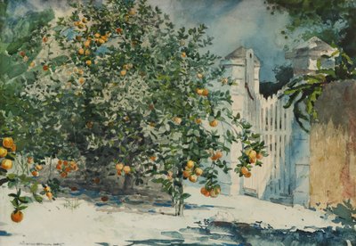 Naranjos y puerta de Winslow Homer